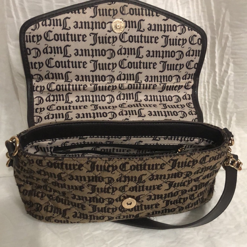 Juicy Couture Brown Monogram Crossbody Bag - Picture 10 of 10